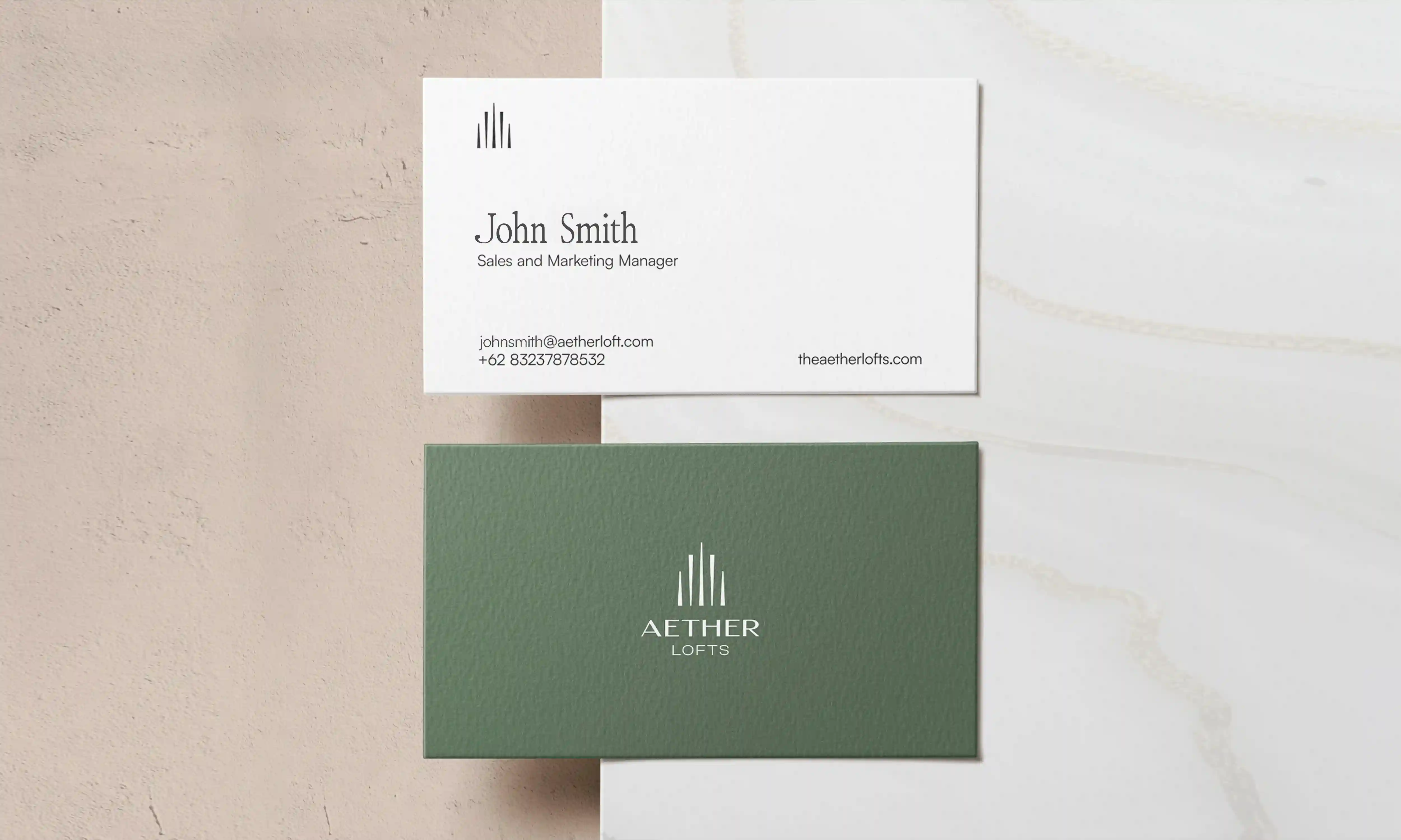 The Aether Lofts Print & Collateral