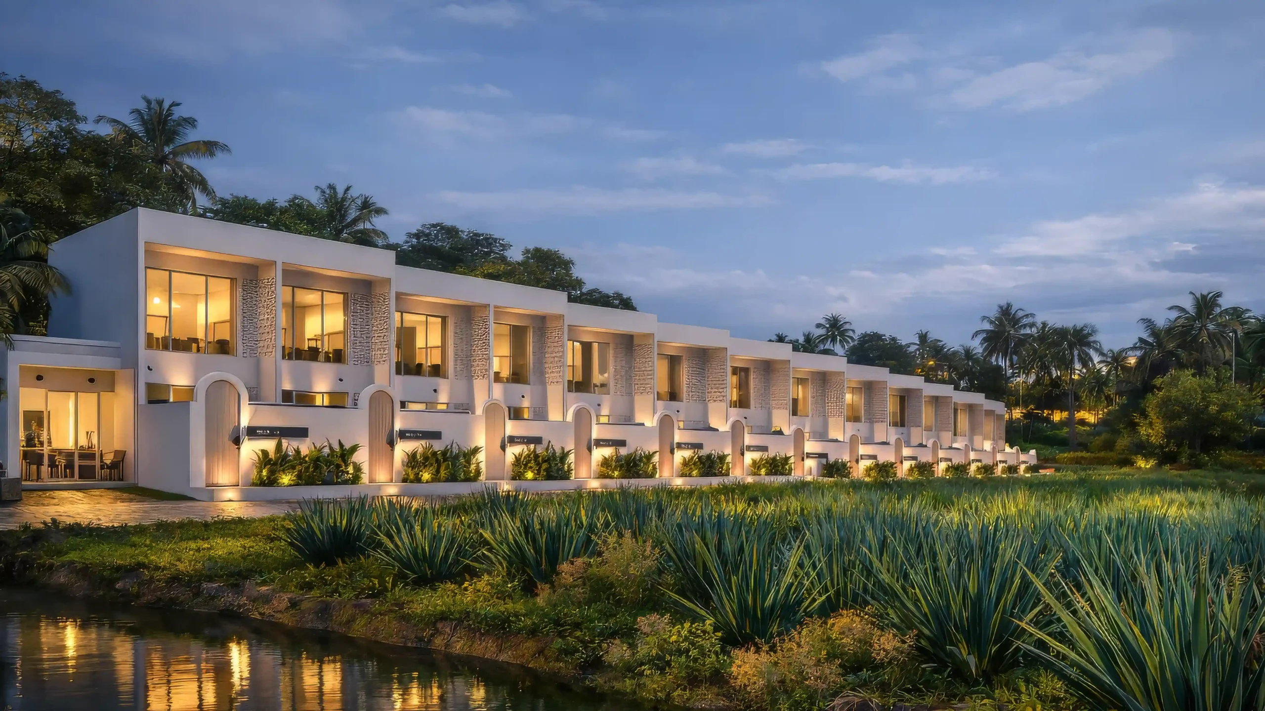 The Aether Lofts Night Shot